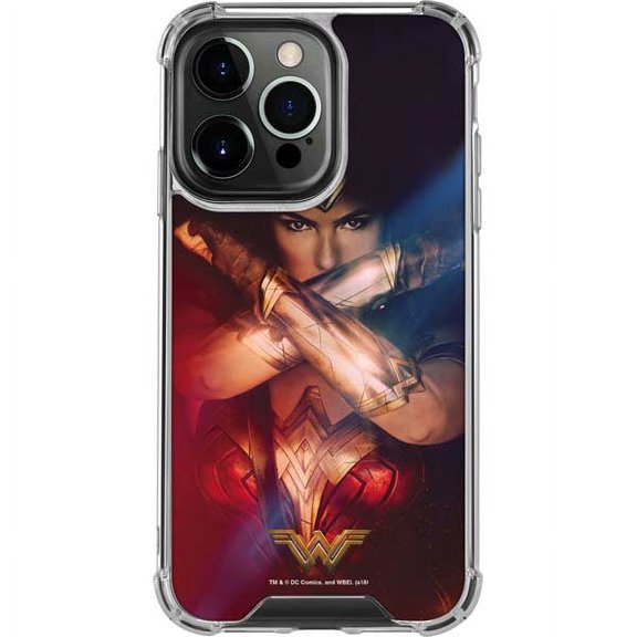 Skinit DC Comics Wonder Woman Profile Character Poster iPhone 14 Pro Clear Case
