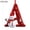 A-3.54in, variant on LEFXSMR Christmas Letter Ornaments, 3.54" Snowman Red Alphabet Initial Ornaments, Letters Christmas Tree Decorations Party Gifts DIY Decor