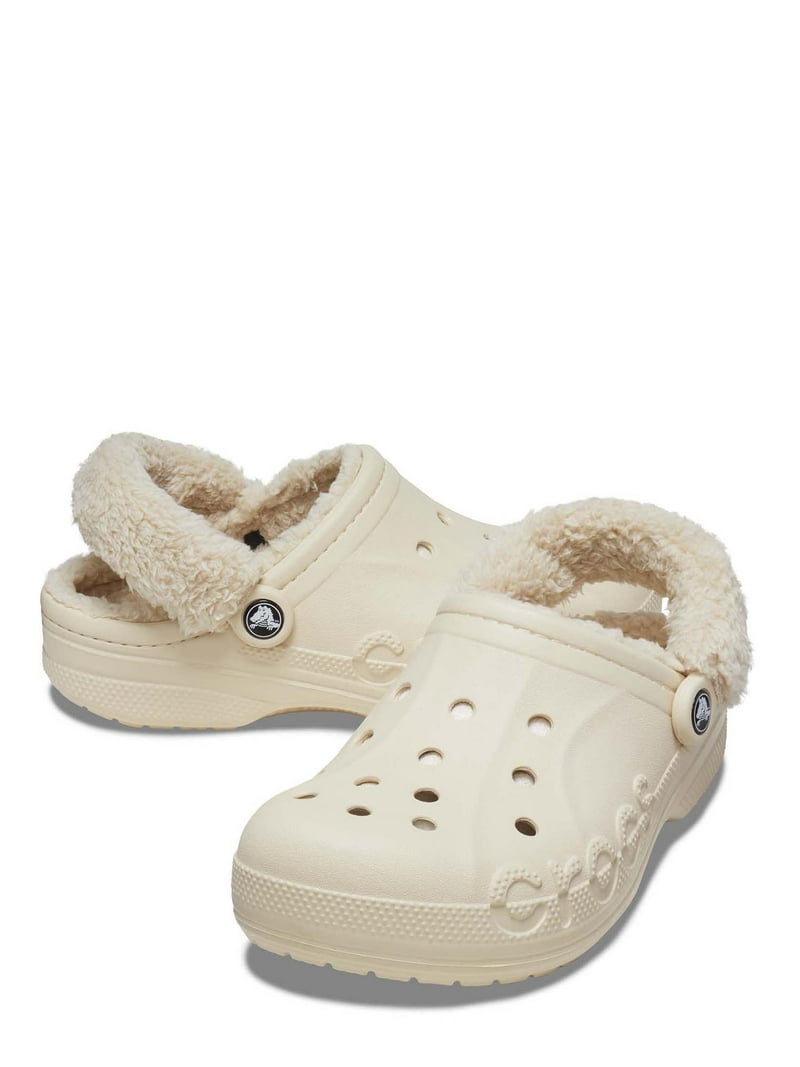 Crocs Unisex Baya Lined Fuzz Strap Clogs - Walmart.com