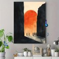 thumbnail image 4 of Qisvanset 12x16 Inch With Frame 2D Flat Wall Art Rahab and The Spies Minimalist Bible Sketch Religious Home Decor, 4 of 8