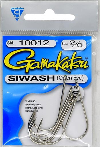 Hameçons Gamakatsu Siwash OE Nickel 7/0 - Boîte De 1000 - Pour Pêche Mer & Eau Douce