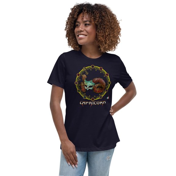 Zodiac Goddess Capricorn Women's graphic t-shirt
