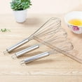 thumbnail image 2 of New Hand Whip Kitchen Manual Whisk Mixer Stainless Steel Egg Beater 12INCH, 2 of 8
