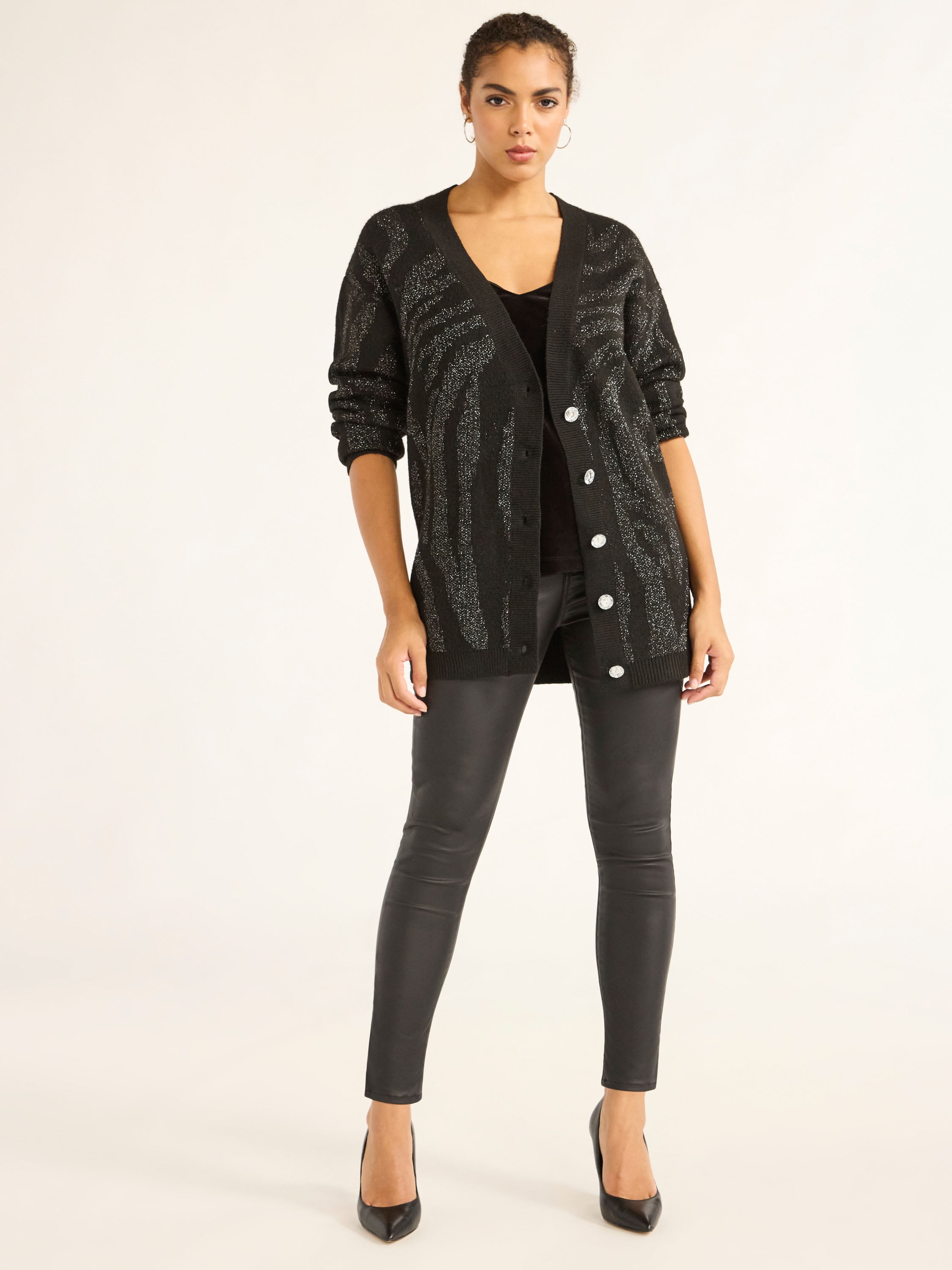 Sofia Jeans Women's Boyfriend Party Cardigan