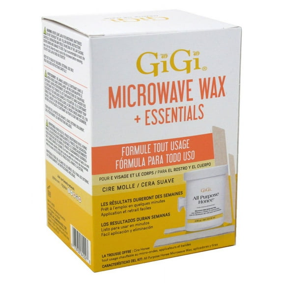 Gigi All Purpose Formula Microwave Wax   Essentials (Pack of 3)