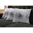thumbnail image 5 of Ambesonne White Throw Pillow Cover 4 Pack, Misty Winter Scenery, 20", Grey White, 5 of 5