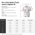 thumbnail image 5 of Pofeuu Lavender Flowers Print Mens Casual Short Sleeve Shirts Beach Summer Spread Collar Pocket Tops Men's Casual Short-sleeved Shirt-Large, 5 of 5