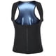 thumbnail image 2 of Chaleco de sauna con calefacción, camiseta sin mangas transpirable, entrenador de cintura con cremallera, corsé deportivo para mujer 2XL/3XL, 2 of 15