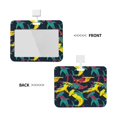 thumbnail image 2 of Zufioo Colorful Sharks Print Work Badge Protective Case, Waterproof Lanyard, Badge Transparent Clip, Suitable for Induction Card Badge Swipe Credit Card, 2 of 7