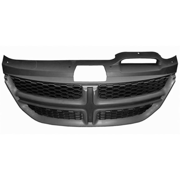 New Aftermarket  Black Front Grille 1VU67TZZAC One Piece fits 2011-2020 Dodge Journey