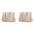 thumbnail image 1 of Bolso para Portátil Gran Capacidad Hombro Mujer () Blanco, 1 of 2
