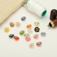 thumbnail image 4 of Uxcell 30Pcs Rose Flower Buttons, 13mm Acrylic Cute Buttons for Clothes, Yellow/Gold, 4 of 6
