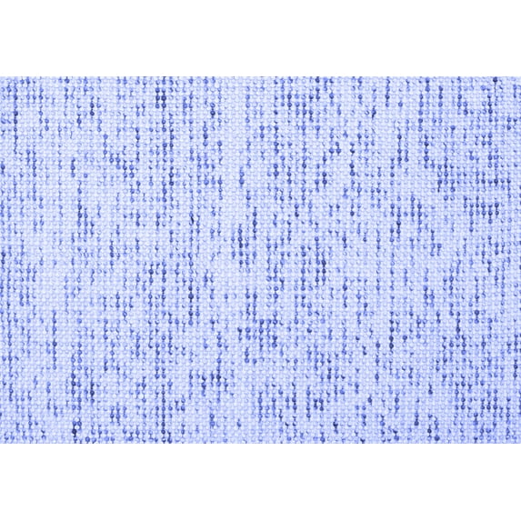 Ahgly Company Indoor Rectangle Solid Blue Modern Area Rugs, 7' x 9'