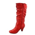 thumbnail image 3 of Maggie-39 Women's Round Toe High Heel Zipper Mid-Calf Causal Dress Boots Shoes, 3 of 3
