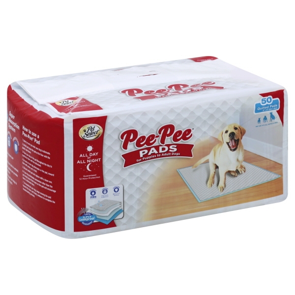 Pet Select PeePee Housebreaking Pads, 50 pk