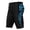 Blue, variant on Uikmnh Men Summer Flat Front Sports Casual Swimming Shorts Lightweight Beach Trunks with Zipper Pockets Elastic Waistband