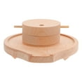 thumbnail image 1 of IFANLANDOR Mini Wooden Grain Grinding Mill Collectible Home Decor 1Pack, 1 of 7