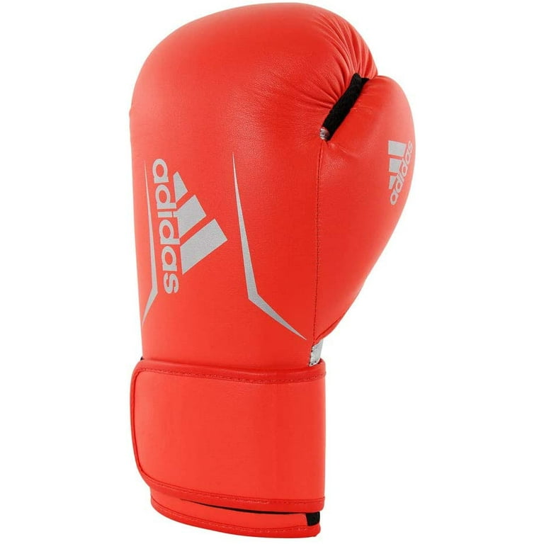 Adidas Speed 100 Women's Boxing and Kickboxing Gloves, Red Silver