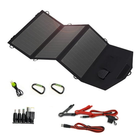 

18V 21W Solar Charger Solar Panel Waterproof Foldable Solar Bank for 12V Car Battery Mobile Phone Outdoor Hiking