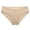 Beige, variant on Women Smooth G String Knickers Underwear Thongs Panties