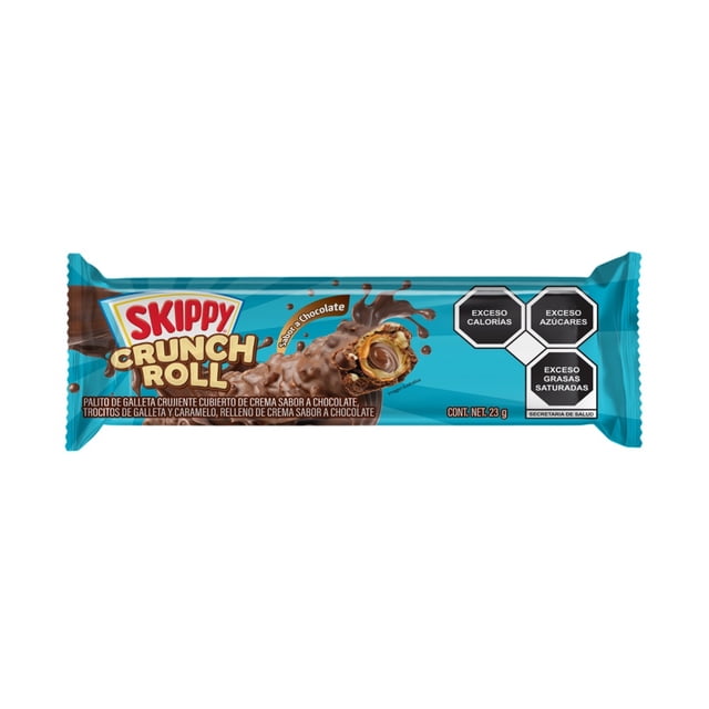 Galleta Crunch Roll de Chocolate Skippy 23g