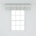 thumbnail image 2 of Ambesonne Abstract Window Valance, Triangular Stripes Pattern, 54" X 12", Dark Grey White Dimgray, 2 of 3
