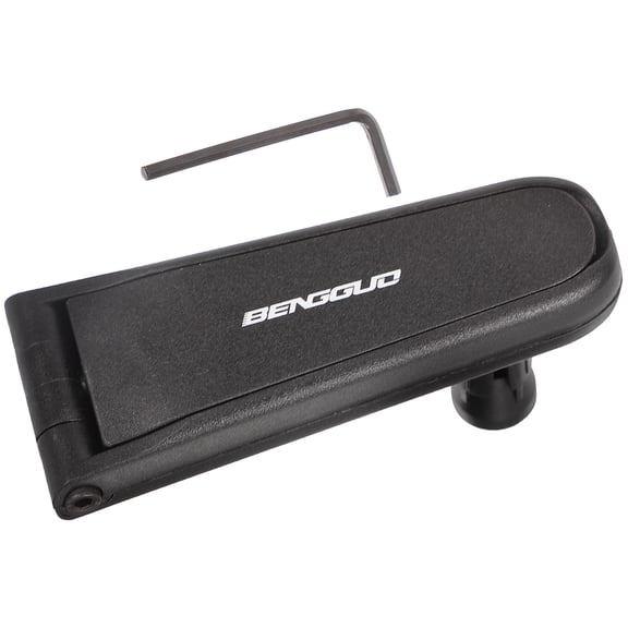 RENACLIPY Adjustable Foldable Rearview Cycling Mirror with Handlebar Mount, Black - Safe Bike Riding Accessory