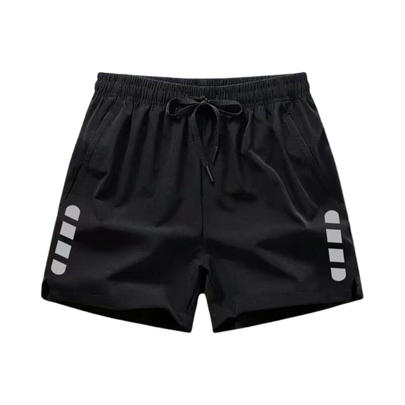 Fwqbns Men's Athletic Shorts Casual Loose Fit Lightweight Summer Quick Dry Shorts for Running Yoga Sports Black