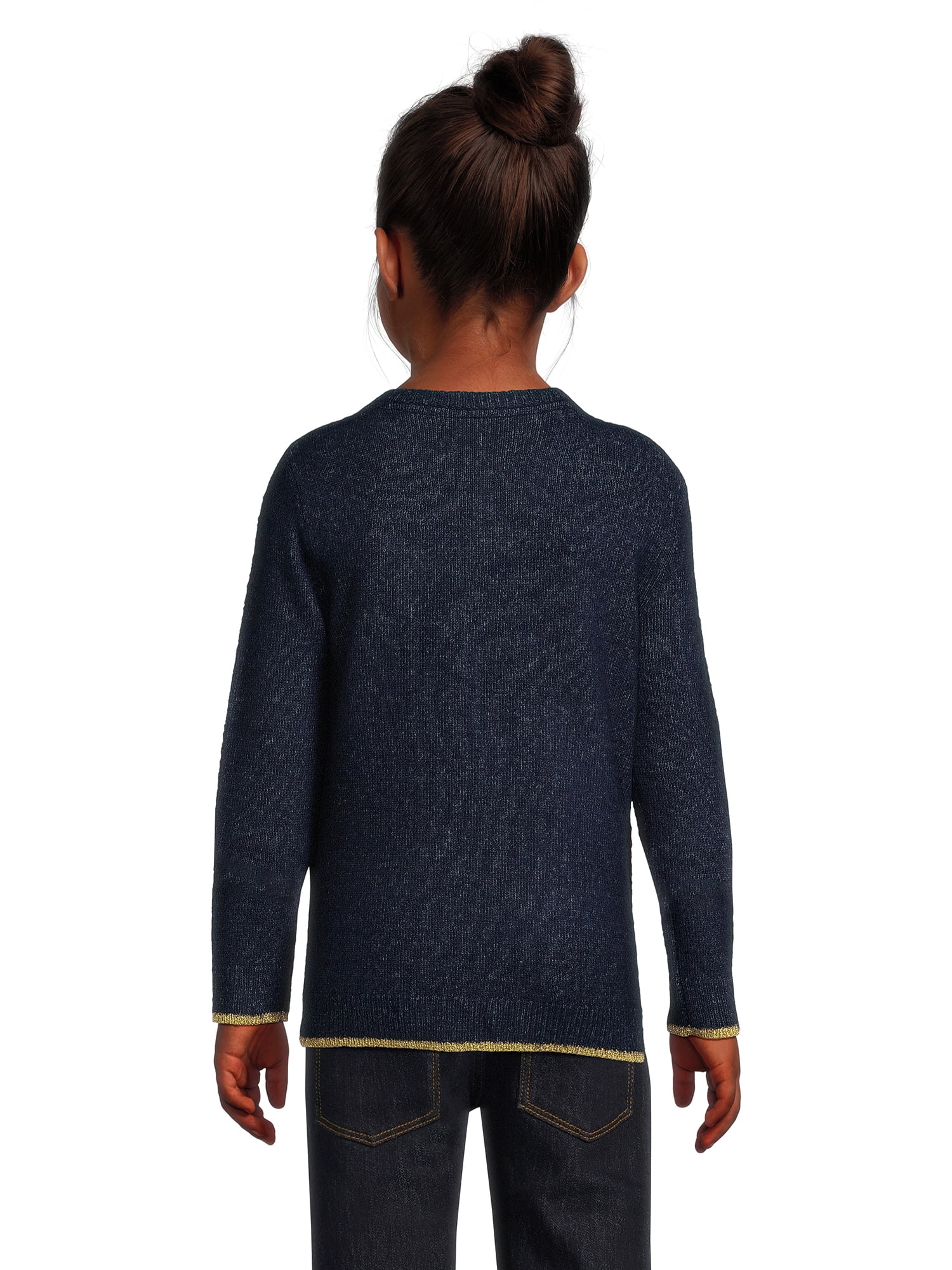 Nik and Leksi Girls Embellished Sweater Pullover, Sizes 4-16