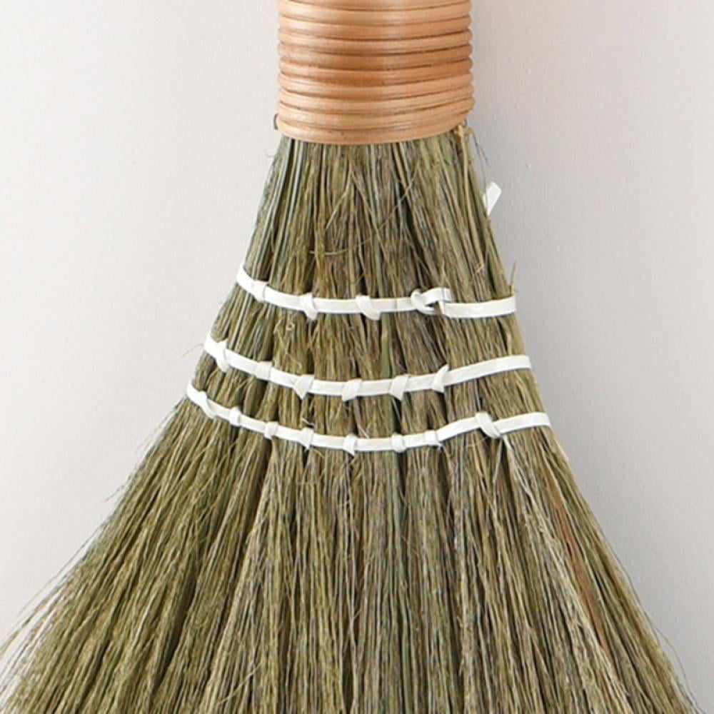 9.25 Width Sofa Floor Car Natural Whisk Sweeping Hand Handle Broom Office 27.16 Length Vietnamese Straw Soft Broom for Cleaning Dustpan Indoor-Outdoor Wedding Jump Broom 
