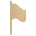 thumbnail image 2 of Unfinished Wooden Flag Cutout, 16", Pack of 250 Wooden Shapes for Crafts and Summer and July 4th Decor and Crafting, by Woodpeckers, 2 of 8