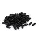 thumbnail image 1 of Cubierta protectora de rosca de caucho negro de 4mm de diámetro interno Uxcell 100Pcs, 1 of 3
