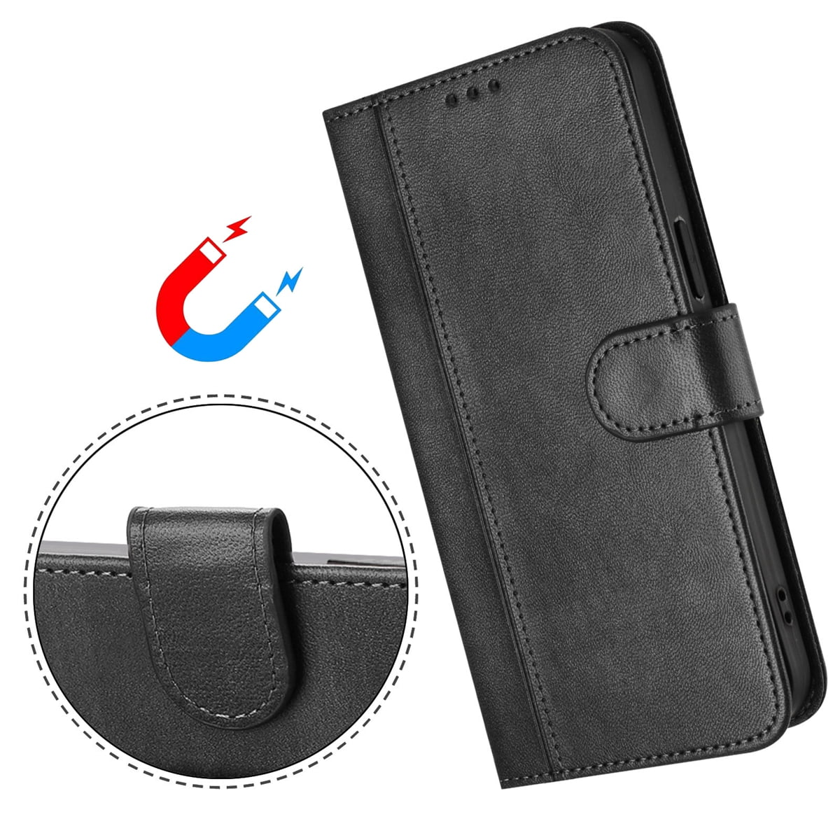 NEINEI Cover per Motorola Moto G PLAY 2021,Flip Custodia in Pelle