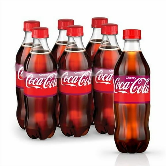 Coca-Cola Coke Cherry Soda, 16.9 Fl Oz, 6 Pack