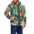 thumbnail image 2 of Naloa Colorful World Map Men’s Hoodies, Zip up Hoodie, Sweatshirts,Hoodies for Men Sizes S-3XL-3X-Large, 2 of 5