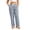 Navy, variant on SBYOJLPB Women Striped Pants with Drawstring Elastic Waist Wide-Leg Casual Trousers