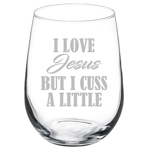 jesus wine glass