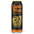 thumbnail image 4 of Liquid Death, Squeezed to Death, Orange-Flavored Sparkling Water, 8-Pack (19.2oz Cans), Low Calorie & No Artificial Sweeteners, 4 of 7