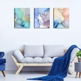 thumbnail image 3 of Abstract Wall Decor For Living Room Canvas Wall Art Paintings For Bedroom Colorful Color Abstract Wall Artworks Pictures For Office Kitchen Decoration Bathroom Home Decor Art 3 Piece 12x16 Inch, 3 of 6