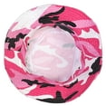 thumbnail image 6 of Bucket Hat for Men Women Unisex 100% Cotton Packable Foldable Summer Travel Beach Outdoor Fishing Hat - LXL Pink Camouflage, 6 of 6