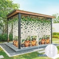 thumbnail image 6 of Outdoor Curtains for Patio Waterproof, St. Patrick's Day Outdoor Privacy Panels Grommet, Green Lucky Shamrocks Harp Beer Retro Rustic Blackout Outside Curtains for Porch/Cabana 54"x95", 1 Panel, 6 of 8