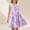 Multicolor4, variant on Eltusu Girls Cotton Dresses, Crew Neck Sleeveless Comfort Knee Length Summer Clothes Multicolor Size 6 T