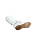thumbnail image 4 of Bottes Cavalières à Fermeture Éclair pour Femmes, Hauteur Genou, Décontractées, Talon Plat Bas, Bottes d'Hiver, Chaussures ( Blanc, 11), 4 of 5