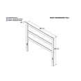 thumbnail image 2 of AFI NoHo Full Headboard in White, 2 of 6