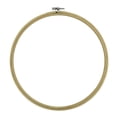 thumbnail image 3 of yuksok Bamboo Embroidery Hoop Sewing Cross Stitch Frame for DIY Needlework 23cm 9inch, 3 of 9