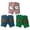 Pink + Green + blue, variant on Children's magic elastic gloves, warm five-finger bear baby gloves for boys and girls-Watermelon red + black + beige