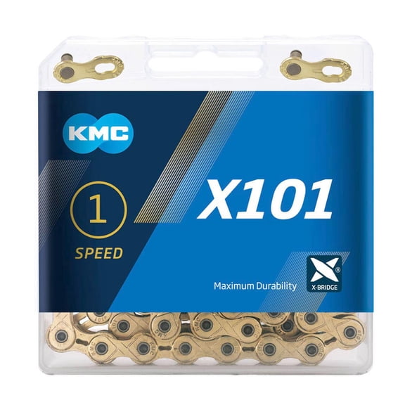 KMC X101 Chain 112 Link Ti-Ni Gold