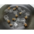 thumbnail image 3 of U8MO 10 Mini Empty Glass Bottle Vials Cork Pendants Wish Bottles 10 Style for Choice-G Star, 3 of 9