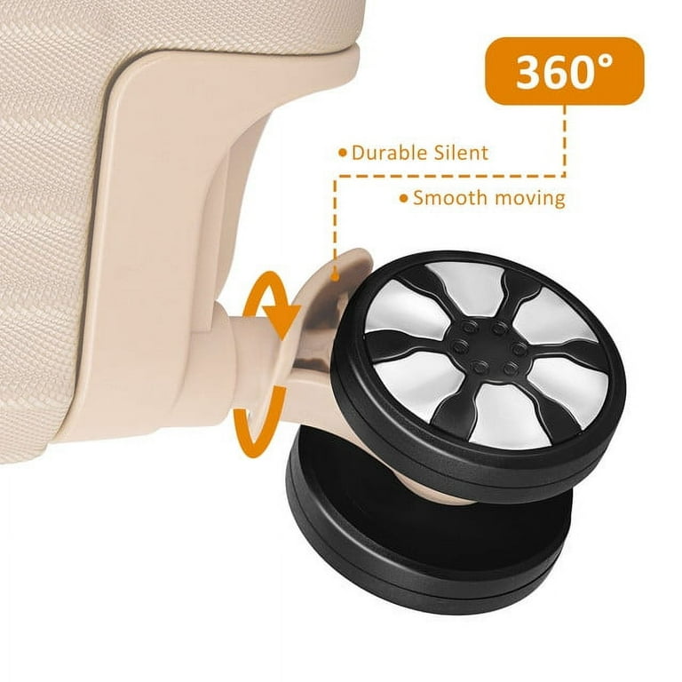 Hikolayae Sunshine Collection Hardside Spinner Luggage Sets in