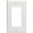 White, variant on Leviton 122 GFCI Receptacle — Decora® Rocker-Style Design in White — UL Listed for US Residential Electrical Code Compliance, Drop-in NEC-Standard Wiring